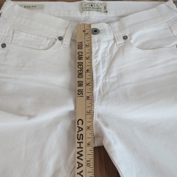 Lucky Brand White Cropped Jeans - Picture 9 of 14